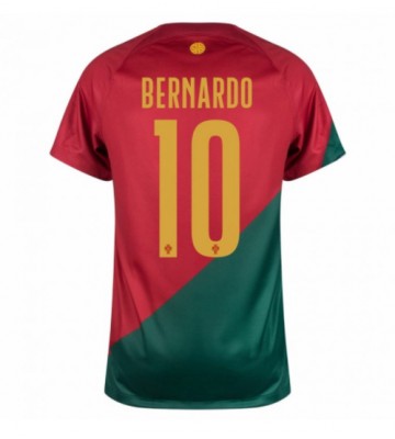 Portugal Bernardo Silva #10 Hemmatröja VM 2022 Korta ärmar